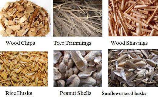 Raw Materials of Peanut shell pellet mill