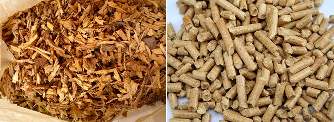 raw materials and pellets