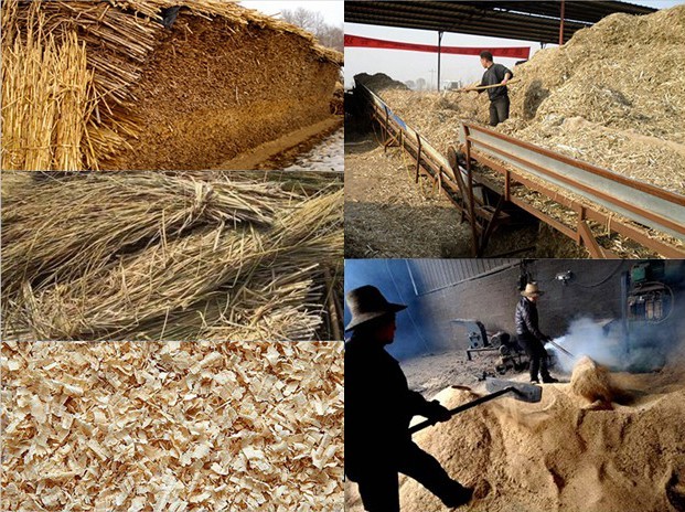 Raw Materials of Agricultural Waste Pellet Making Mill